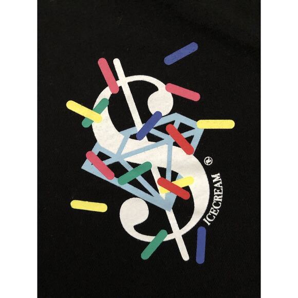 ICECREAM Dollar and Cents SS Tee 411-2204 Black 2021 BBC Brand New Size XL - Picture 4 of 10